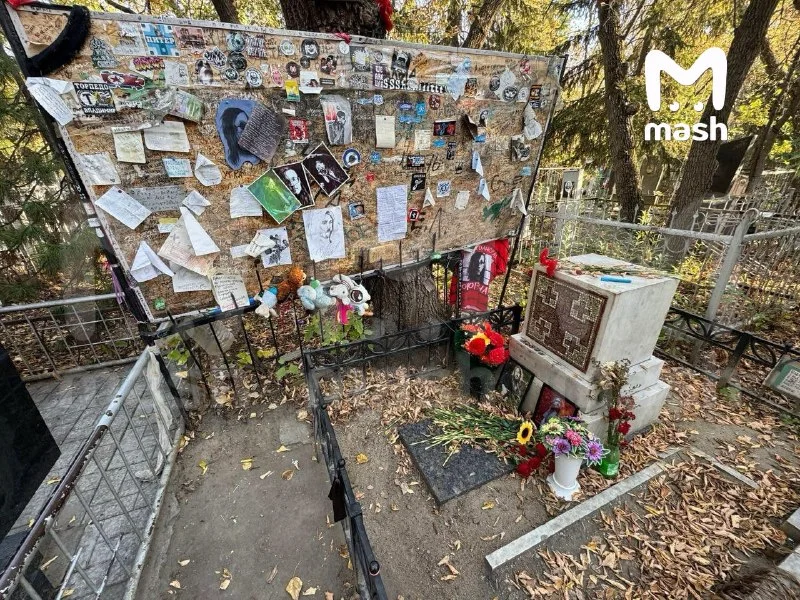 Могила Егора Летова осталась нетронутой