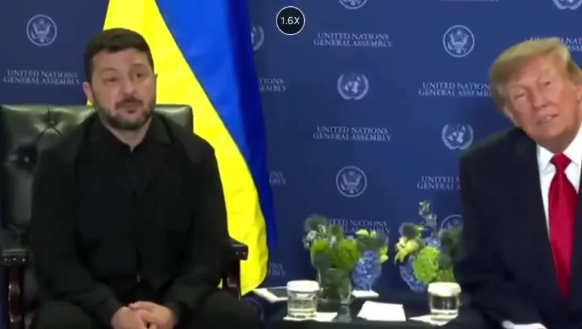 Встреча с Трампом: Зеленский взял слово на 40 секунд