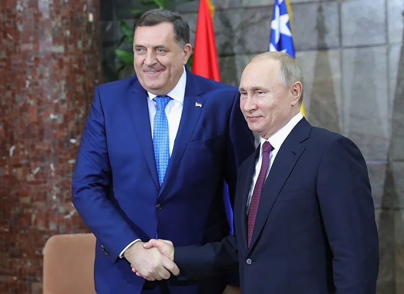 Поздравление Путину: Додик отметил прочные связи