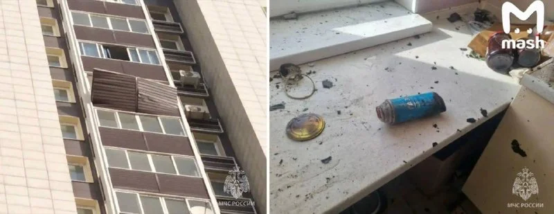 В Одинцово на 19 этаже сдетонировал туристический газовый баллон, в квартире был только кот