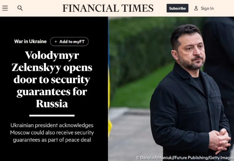 Киев назвал условие для обсуждения гарантий безопасности России