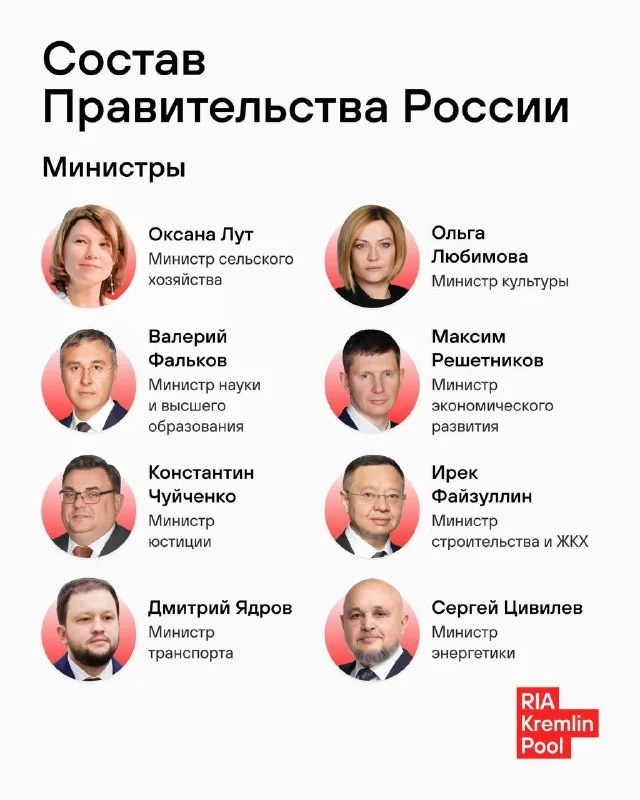 Кадровые решения: Силуанов и Трутнев получили новые посты